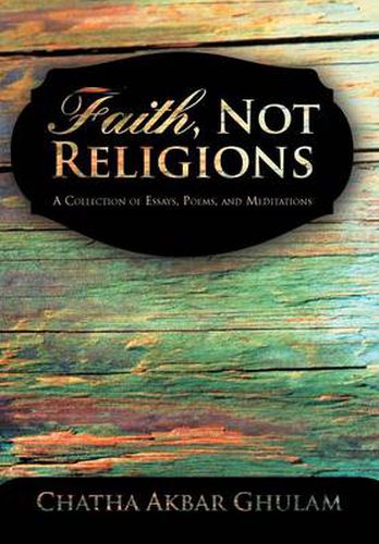 Cover image for Faith, Not Religions