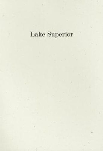 Cover image for Lake Superior