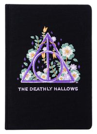 Cover image for Harry Potter: Deathly Hallows Embroidered Journal