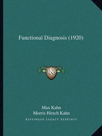 Cover image for Functional Diagnosis (1920)