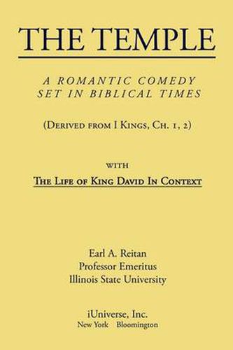 Cover image for The Temple: A Romantic Comedy Set in Biblical Times