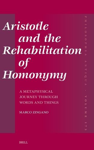 Cover image for Aristotle and the Rehabilitation of Homonymy