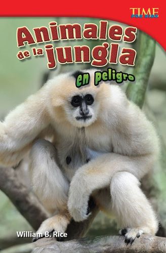 Cover image for Animales de la jungla en peligro (Endangered Animals of the Jungle) (Spanish Version)