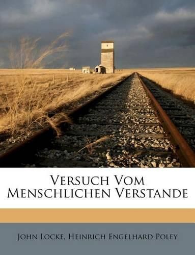Cover image for Versuch Vom Menschlichen Verstande