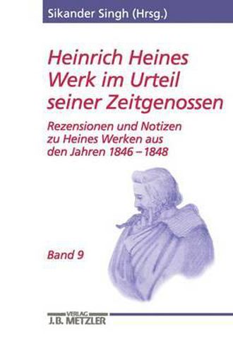 Cover image for Heinrich Heines Werk im Urteil seiner Zeitgenossen: Rezensionen und Notizen zu Heines Werken aus den Jahren 1846-1848