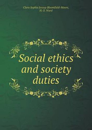 Cover image for Social ethics and society duties