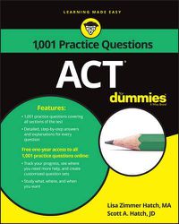 Cover image for Act: 1,001 Practice Questions For Dummies