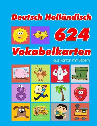 Deutsch Hollandisch 624 Vokabelkarten aus Karton mit Bildern: Wortschatz karten erweitern grundschule fur a1 a2 b1 b2 c1 c2 und Kinder