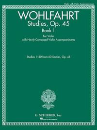 Cover image for Studies, Op. 45 - Book I: For Violin with Newly Composed Violin Accompaniments