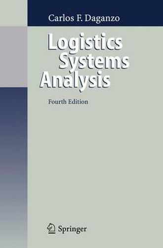 Cover image for Logistics Systems Analysis