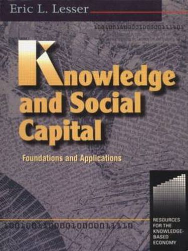 Cover image for Knowledge and Social Capital