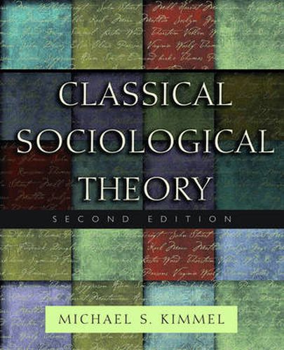 Cover image for Classical Sociological Theory