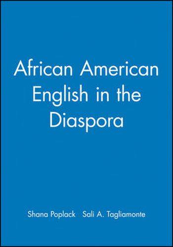 Cover image for African American English in the Diaspora