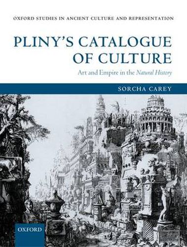 Cover image for Pliny's Catalogue of Culture: Art and Empire in the Natural History