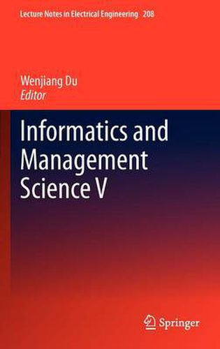 Cover image for Informatics and Management Science V