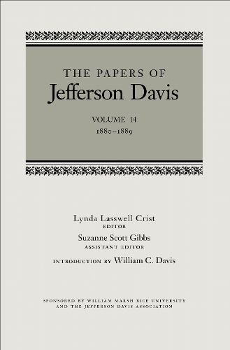 Cover image for The Papers of Jefferson Davis: 1880-1889