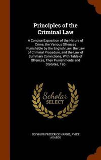 Cover image for Principles of the Criminal Law