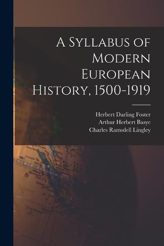 Cover image for A Syllabus of Modern European History, 1500-1919