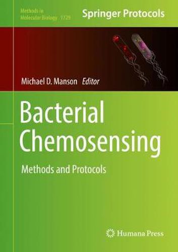 Cover image for Bacterial Chemosensing: Methods and Protocols