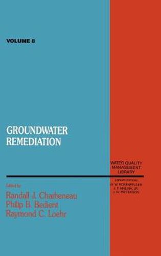 Cover image for Groundwater Remediation, Volume VIII