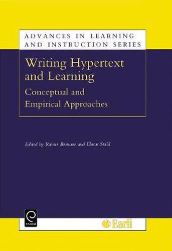 Cover image for Writing Hypertext and Learning: Conceptual and Empirical Approaches