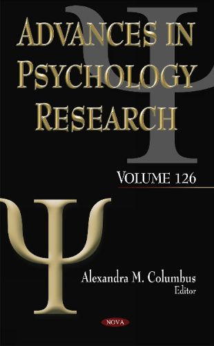 Cover image for Advances in Psychology Research: Volume 126