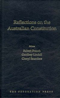 Cover image for Reflections on the Australian Constitution