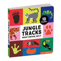 Cover image for Jungle Tracks Lift-the-Flap Board Book