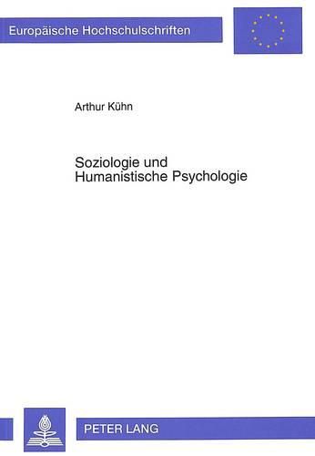 Cover image for Soziologie Und Humanistische Psychologie