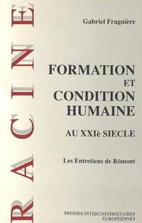 Cover image for Formation Et Condition Humaine