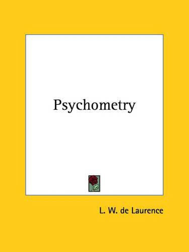 Cover image for Psychometry