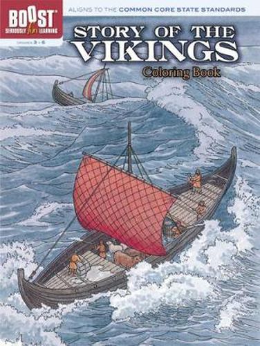 Cover image for Story of the Vikings Coloring Book