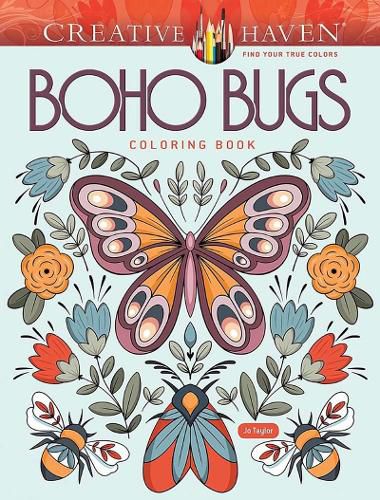 Cover image for Creative Haven Boho Bugs Coloring Book