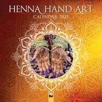 Cover image for Henna Hand Art Wall Calendar 2025 (Art Calendar)