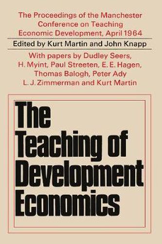 Cover image for Teaching of Development Economics