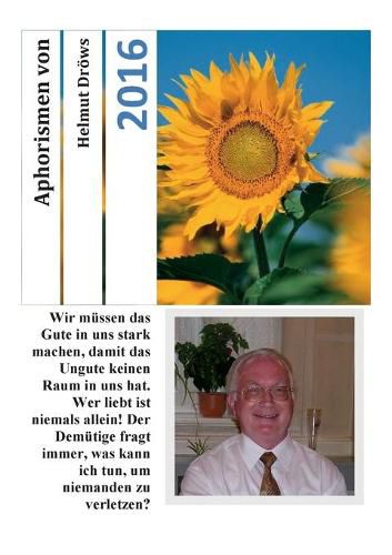 Cover image for Aphorismen von Helmut Droews 2016