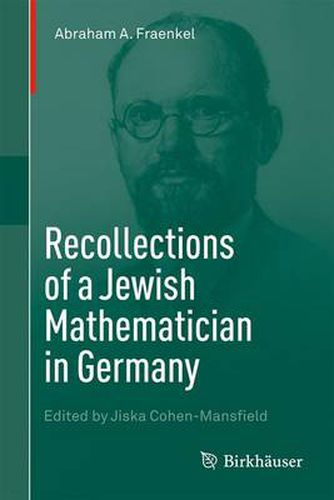 Cover image for Recollections of a Jewish Mathematician in Germany