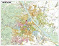 Cover image for Vienna, wall plan 1:15,000, magnetic marker board, freytag & berndt