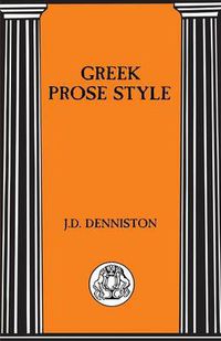 Cover image for Greek Prose Style