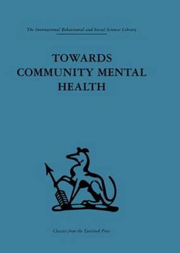 Cover image for Towards Community Mental Health