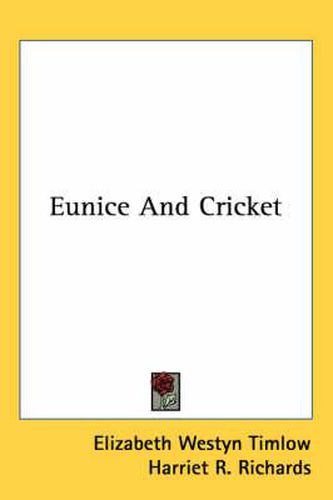 Cover image for Eunice and Cricket