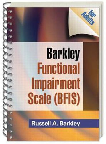 Cover image for Barkley Functional Impairment Scale (BFIS for Adults)