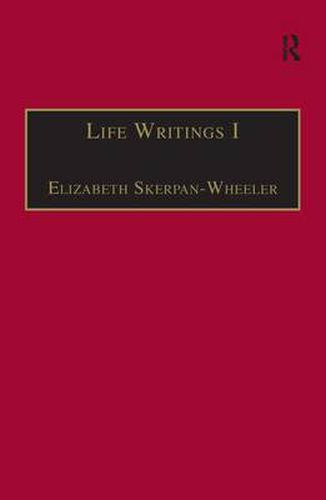 Cover image for Life Writings I: Printed Writings 1641-1700: Series II, Part One, Volume 1