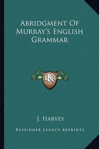 Abridgment of Murray's English Grammar