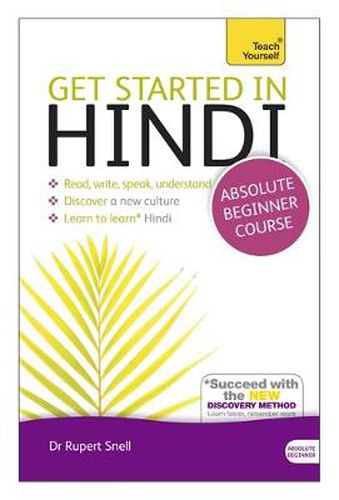 Cover image for Get Started in Hindi Absolute Beginner Course: (Book and audio support)