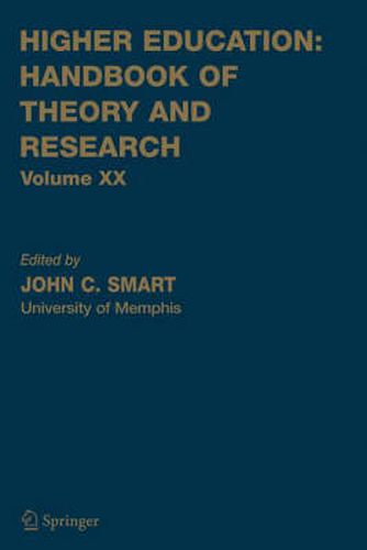 Cover image for Higher Education: Handbook of Theory and Research