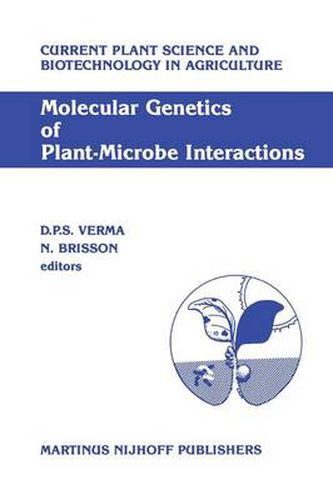 Cover image for Molecular Genetics of Plant-Microbe Interactions: Proceedings of the Third International Symposium on the Molecular Genetics of Plant-Microbe Associations, Montreal, Quebec, Canada, July 27-31, 1986