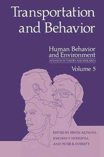 Cover image for Transportation and Behavior