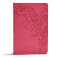 Cover image for KJV Giant Print Reference Bible, Pink LeatherTouch