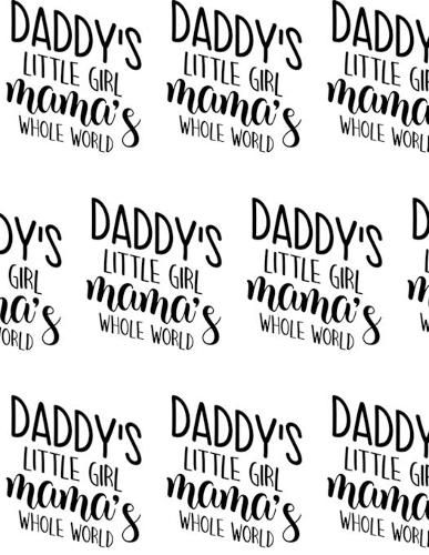 Cover image for Daddy's Little Girl, Mama's Whole World Composition Notebook - Large Ruled Notebook - 8.5x11 Lined Notebook (Softcover Journal / Notebook / Diary)